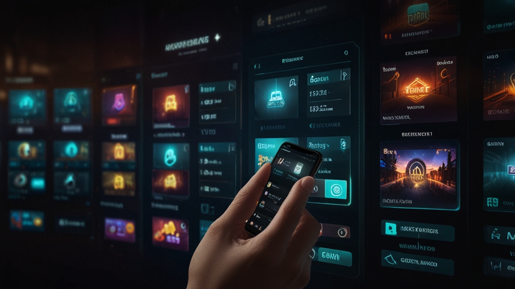 Speler kiest een betaaloptie voor stortingen in een casino-interface